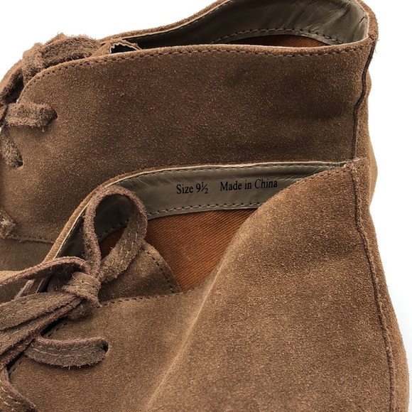 Dolce Vita Suede Wedge Booties Size 9 1/2 - Picture 7 of 14